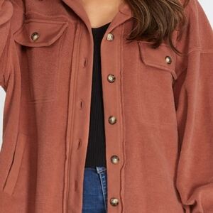 Natural Reflections Terracotta  Shacket